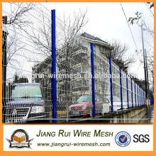 China manufacture plastic coated 3D bending fence/garden folding wire fence